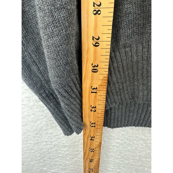 Club Room, Men's Textured Cotton Sweater, 3XL Charcoal Heather - Picture 6 of 8